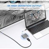 Senal Store 3 In 1 Type-C To Hdmı USB 3.0 Çevirici Dönüştürücü Adaptör 4K - Renkli