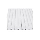 Senal Ticaret 100 adet 30 x 30 cm/kalınlık 2 mm taşınma malzemesi, köpük ambalaj, tabak bardak koruma köpüğü Beyaz