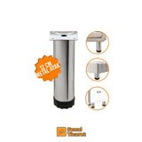 senal ticaret 4 Adet Ayarlı Metal Ayak 12 CM Lüx Baza Dolap Koltuk Mobilya Kanepe Ayağı Krom Destek Ayağı