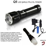 Senastore Flaşörlü Uzun Mesafeli Şarjlı Pilli Mıknatıslı EL Feneri Watton Wt-282