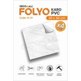 senavia farkınızı yansıtın K-10 Laminasyonlu Karo Kendinden Yapışkanlı Zemin Fayans Banyo Duvar Kaplama Suya Dayanıklı 30x30CM