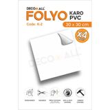 senavia farkınızı yansıtın K-2 Laminasyonlu Karo Kendinden Yapışkanlı Zemin Fayans Banyo Duvar Kaplama Suya Dayanıklı 30x30CM