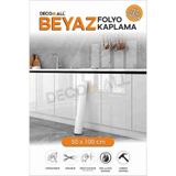 senavia farkınızı yansıtın SS (50x100cm) Parlak Beyaz Dolap Mobilya Fayans Zemin Kaplama Kendinden Yapışkanlı Folyo UltraParlak