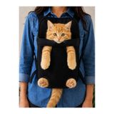 Senba Kedi ve Köpek Taşıma Çantası Kanguru Model Nefes Alabilen Ana Kucağı Pet Taşıma Çantası (maksimum 3 kg için uygundur)