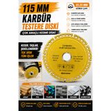 SENBANG 115 mm Karbür Elmas Çok Amaçlı Kesme Diski 22.23 mm Spiral Taşlama Makinesi Uyumlu Ahşap PVC Plastik Seramik Mermer Taş Alüminyum