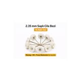 SENBANG 2.35 mm Saplı Keçe Cila Bezi Seti – 10 Adet | Dremel & Freze Uyumlu Polisaj Parlatma Ucu