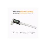 SENBANG 200 mm Dijital Kumpas – Büyük LCD Ekranlı Hassas Ölçüm Aleti Paslanmaz Çelik