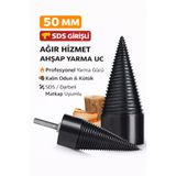 SENBANG 50 mm SDS Girişli Ahşap Yarma Matkap Ucu – Konik Odun Ayırıcı Vida Tipi – Ağır Hizmet Tipi