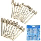 Senbang Dremel Gravür Benzeri Kalıpcı Taşlama Cam Fayans Delme Mermer Granit Aşındırma Elmas Freze Uc Seti
