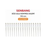 Senbang Düz Uçlu Kontrol Kalemi 190 Mm Elektrik Test Kalemi 24 Lü Set