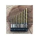 Senbang Hss Bits Ahşap Metal Delici Uç Seti 1/4 Uyumlu 10PCS - 50