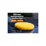 SENBANG Koyun Postu Polisaj Pedi 125 mm – Orta Sert Cırt Tabanlı Pasta Cila Keçesi (1 Adet)