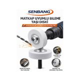 SENBANG Matkap Uyumlu Bileme Taşı Diski – Metal, Bıçak ve Matkap Ucu Bileme Parlatma Taşlama Aparatı
