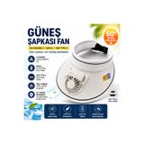 SENBANG Şarjlı Güneş Şapkası Fan USB Type-C 3 Kademeli Soğutucu Vizör Şapka UPF 50+ UV Korumalı