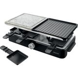 Sencor Raclette Çok Fonksiyonlu Cihaz Güçlü, Easyclean, Profesyonel 1400W, Raclette 8 Kişilik, Raclette Peyniri, Fondü, Izgara ve Taş, Ayarlanabilir Sıcaklık, Komple Aksesuarlar - Siyah