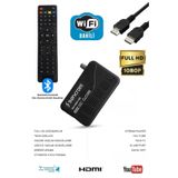 sencrom Full Hd Uydualıcı Wifi Dahil Canaklı Canaksız Sınırsız Tv Paketi Uydu Alıcısı Bluetooth Kumandalı