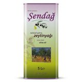 Şendağ - Soğuk Sıkım Natürel Sızma Zeytinyağı - 5 Litre Teneke