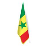 Senegal Bayrağı - Ofis-Makam-Toplantı Odaları - Saçaklı Makam Bayrağı