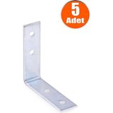 ŞENEL Yapı Market 1.5x4.5x4.5 Mobilya Dolap Köşe Bağlantı L Demir Gönye Sabitleme 5 Adet
