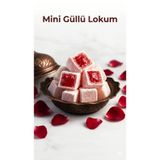 Şener Glikozsuz Lokum 1.5 Kg Güllü Lokum Mini Atıştırmalık