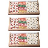 Şener Glikozsuz Lokum 3 X 900 Gr Karışık Lokum Atıştırmalık Hediyelik Lokum Avantaj Paket