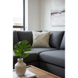 ŞENER HOME Sakallı Limi Şönil Çift Taraflı Kırlent Kılıfı Vizon
