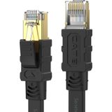 Senetem Cat 8 Ethernet Kablosu 100FT, Yüksek Hızlı 40Gbps 2000Mhz Düz İnternet Ağ Kablosu, RJ45 Konnektör Korumalı Ethernet Kablosu, Oyun, PC, PS5/4/3, Xbox, Modem, Yönlendirici için Açık ve Kapalı