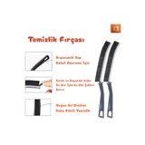 sengenegel 1 Adet Çok Amaçlı Multi İnce Temizlik Fırçası Derz Arası Banyo Mutfak Lavabo Detay Temizleme Fırçası