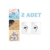 sengenegel 2 adet Süper Güçlü Çerçeve Askısı Pin Delgisiz Vidalı Tırnak Kanca Yapışkanlı Raf Tutucu Askı