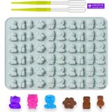 Şenhomee Epoksi Silikon Jelibon Safari hayvanlar Şekerleme Çikolata Kalıbı Sugarcraft (Damlalık Hediyeli)
