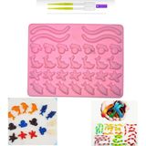 Şenhomee Epoksi Silikon Jelibon Şekerleme Sugarcraft Haribo Kalıbı Buz Kalıbı (Damlalık Hediyeli)