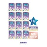 Senimil 2 Mutlu Geceler Bebek Devam Sütü 300 gr (6-12 Ay) 12 Li Avantaj Paketi
