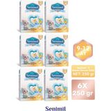 Senimil Senımıl 3 Bebek Devam Sütü 250 gr (9-12 Ay) 6 Lı Avantaj Paketi