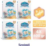 Senimil Senımıl 3 Bebek Devam Sütü 800 gr (9-12 Ay) 4 Lü Avantaj Paketi