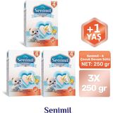 Senimil Senımıl 4 Çocuk Devam Sütü 250 gr (+1 Yaş) 3 Lü Avantaj Paketi - -