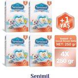 Senimil Senımıl 4 Çocuk Devam Sütü 250 gr (+1 Yaş) 4 Lü Avantaj Paketi - -