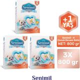 Senimil Senımıl 4 Çocuk Devam Sütü 800 gr (+1 Yaş) 3 Lü Avantaj Paketi - -