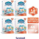 Senimil Senımıl 4 Çocuk Devam Sütü 800 gr (+1 Yaş) 4 Lü Avantaj Paketi - -
