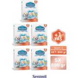 Senimil Senımıl 4 Çocuk Devam Sütü 800 gr (+1 Yaş) 5 Li Avantaj Paketi - -