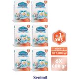 Senimil Senımıl 4 Çocuk Devam Sütü 800 gr (+1 Yaş) 6 Lı Avantaj Paketi - -