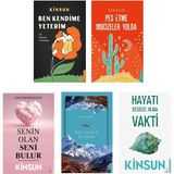 Senin Olan Seni Bulur - Ben Kendime Yeterim - Pes Etme Mucizeler Yolda - Yol Senin İçinde - Hayatı Sessize Alma Vakti - 5 Kitap - Kinsun