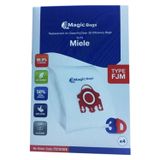 seninürünün Senin Ürünün MIELE Pastelito ile Uyumlu 5 Katlı Bez Torbası 4 ADET