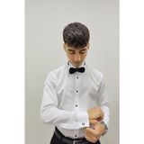 Senior Erkek Ata Yaka Gömlek - Beyaz - 6XL