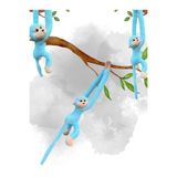 SENİSSTORE Peluş Maymun Elleri Yapışan Oyun Ve Uyku Arkadaşı Peluş Maymun Oyuncak Sarılan Maymun