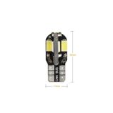SenİsteSenAl T10 Led Metal Ultra W5w 8 Ledli Beyaz Park Tavan Plaka Ampülü 2adet