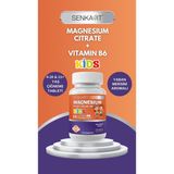 Senkavit Kids Magnezyum Sitrat ve B6 Içeren Yaban Mersini Aromalı 60 Çiğneme Tableti