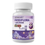 Senkavit Passiflora Sleep Valerian Ahududu Aromalı Takviye Edici Gıda 60 Çiğneme Tablet
