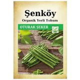 Şenköy Oturak Erkenci Şeker Fasulye Tohumu Doğal Ata Kılçıksız Fasulye Tohumu Pakette 25 gr