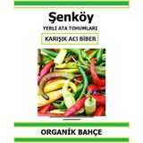 Şenköy Yerli Acı Karışık Süs Biber Tohumu Doğal Ata Tohum Pakette 100 Tohum + Sebze Tohumu - 6 Adet