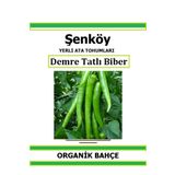 Şenköy Yerli Demre Sivri Biber Tohumu Doğal Ata Tohum Pakette 20 Tohum + Hediye Sebze Tohumu